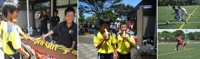 「2011NIKEアントラーズCUP-U12 本大会」を、バナナでサポート！